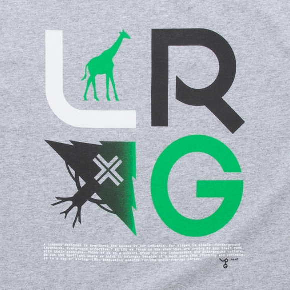 LRG Slogan Stacked Icon Mens Tee - Picture 2 of 9